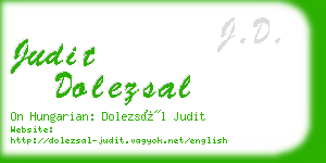 judit dolezsal business card